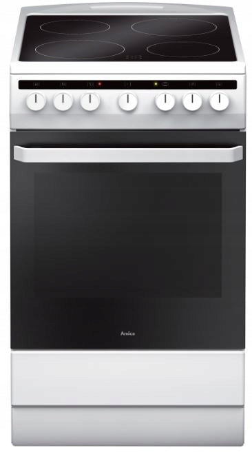 Amica Kuchnia ceramiczna 58CE1.30HMSQW(50 cm/Kuchnia ceramiczna 58CE1.30HMSQW)