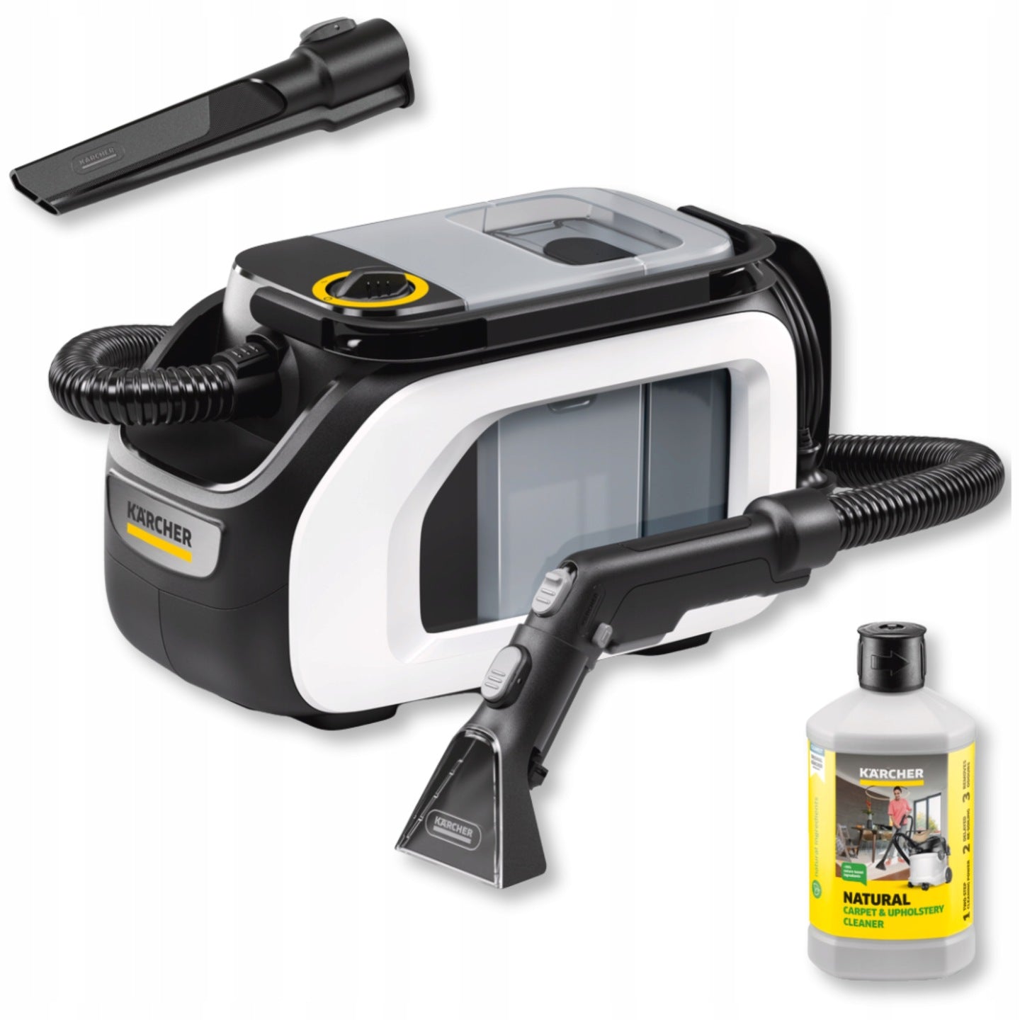 Odkurzacz piorący Karcher SE3 Compact Home + Naturalny środek czyszczący 1l(Odkurzacz piorący Karcher SE3 Compact Home + Naturalny środek czyszczący 1l)