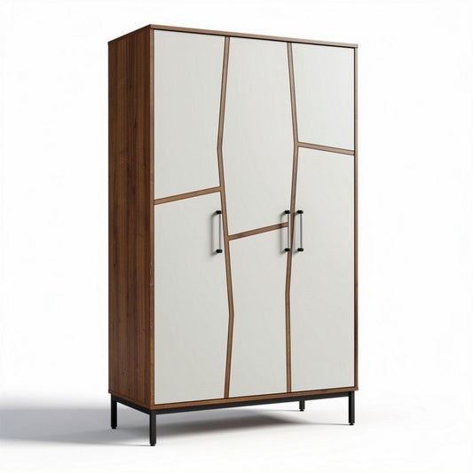 Szafka do przechowywania w stylu nowoczesnym z płyty MDF - 150 x 80 x 40cm