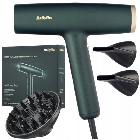 Suszarka do włosów BaByliss Air Power Pro D6555DE Dyfuzor Zimny nawiew(Suszarka do włosów BaByliss Air Power Pro D6555DE Dyfuzor Zimny nawiew)