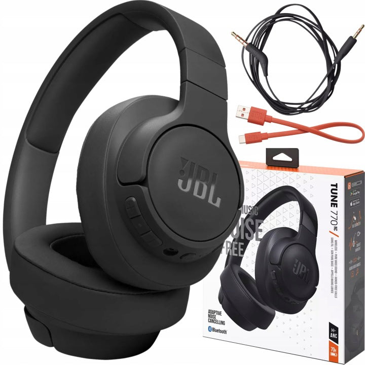 OdkryjJBL Słuchawki bezprzewodowe nauszne JBL Tune 770NC czarne BLUETOOTH MIKROFON(Słuchawki bezprzewodowe nauszne JBL Tune 770NC czarne BLUETOOTH MIKROFON')