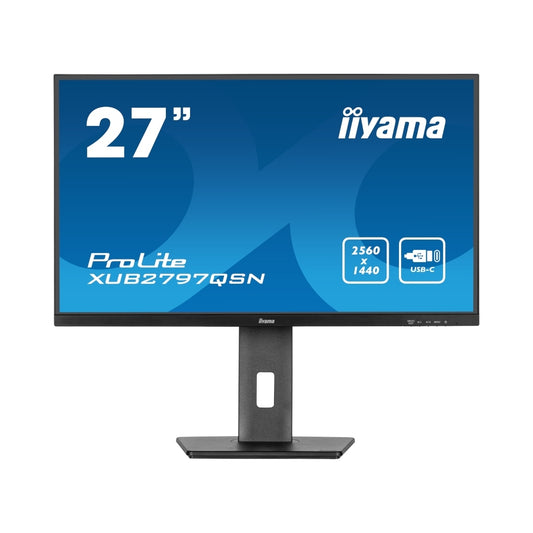 iiyama 2X Monitor LED iiyama XUB2797QSN-B2 27  2560 x 1440 px IPS / PLS