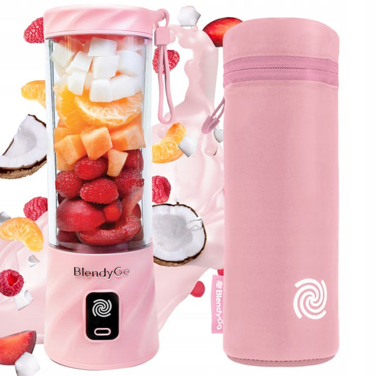 BlendyGo ZESTAW Etui + Blender Bezprzewodowy Przenośny Kielichowy BlendyGo 3 USB(ZESTAW Etui + Blender Bezprzewodowy Przenośny Kielichowy BlendyGo 3 USB')