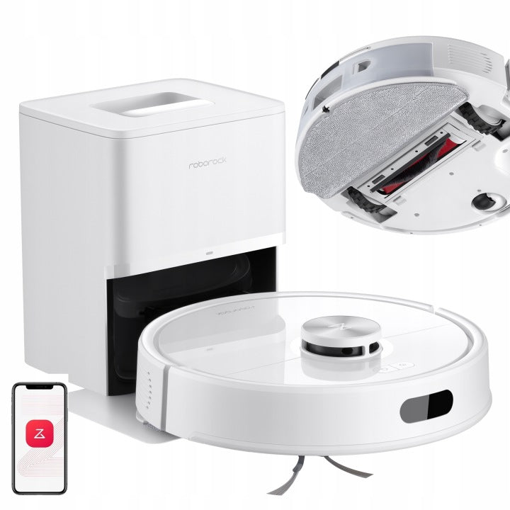 Roborock Odkurzacz automatyczny Roborock Q7 TF+ z mopem i stacją samoopróżniającą, moc ssania 10000Pa