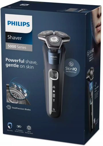 Philips GOLARKA MĘSKA PHILIPS SHAVER SERIES 5000 S5885/10 TRYMER Z ETUI MOKRO SUCHO