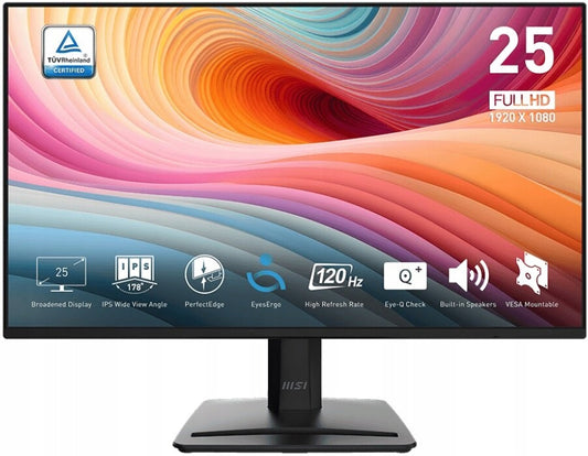 MSI Monitor LED MSI Pro MP252 E2 24,5  1920 x 1080 px IPS / PLS