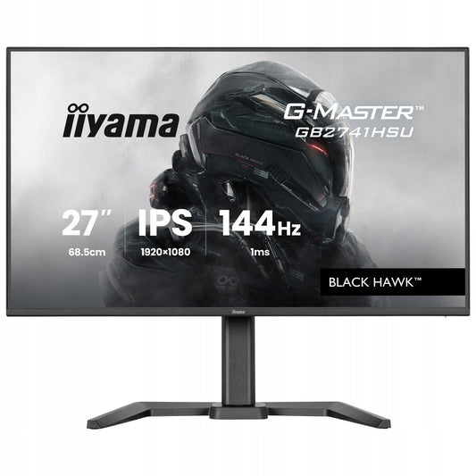 iiyama Monitor 27 iiyama G-Master GB2741HSU-B1 FHD IPS LED 144Hz 1ms HDMI DP VESA(23/Monitor 27 iiyama G-Master GB2741HSU-B1 FHD IPS LED 144Hz 1ms HDMI DP VESA)