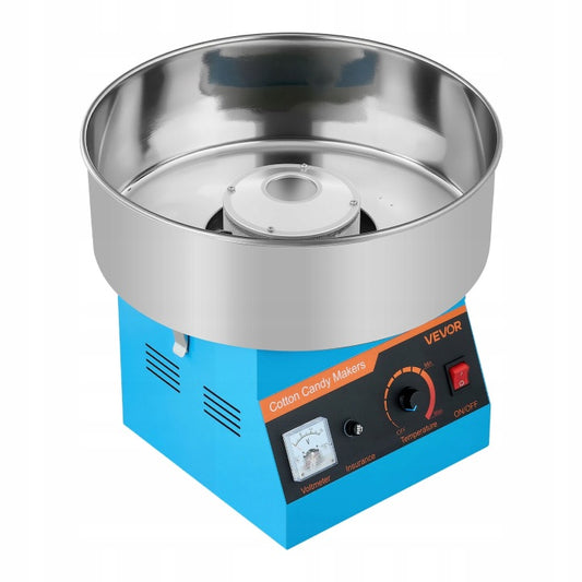 Vevor VEVOR Maszyna Do Waty Cukrowej 1000W Z Wbudowany Termostat Niebieska(VEVOR Maszyna Do Waty Cukrowej 1000W Z Wbudowany Termostat Niebieska')