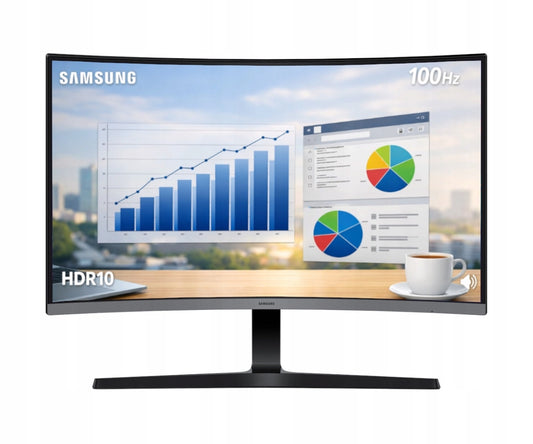 Samsung Monitor Zakrzywiony Samsung LS27D396GAUXEN 27 FullHD HDMI VGA Głośniki HDR