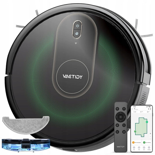 Robot sprzątający Vactidy Nimble T8 Pro 3000 Pa mop aplikacja pilot 150 min