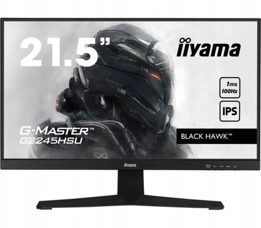 iiyama Monitor IIYAMA G2245HSU-B2 21.5 FHD IPS 100Hz Czarny(21/Monitor IIYAMA G2245HSU-B2 21.5 FHD IPS 100Hz Czarny)